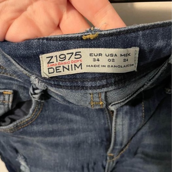 Vintage Zara light blue jeans - Picture 3 of 6